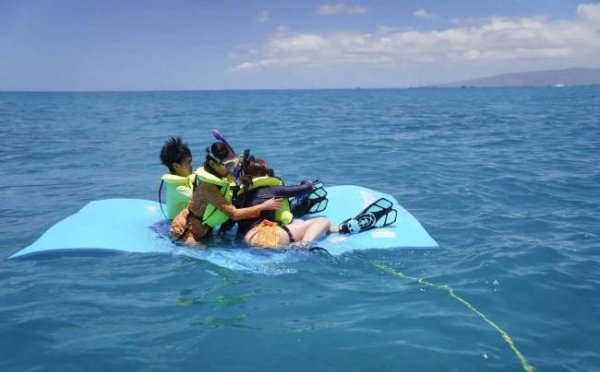 股票开户配资 孙俪晒与孩子们游玩照 在海里呆俩小时找海龟